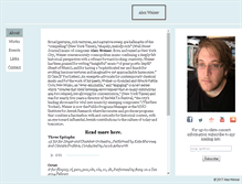 Tablet Screenshot of alexweiser.com